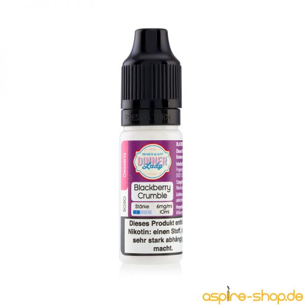 AS01253 Liquid Blackberry Crumble - Dessert Serie 6mg Dinner Lady 10ml
