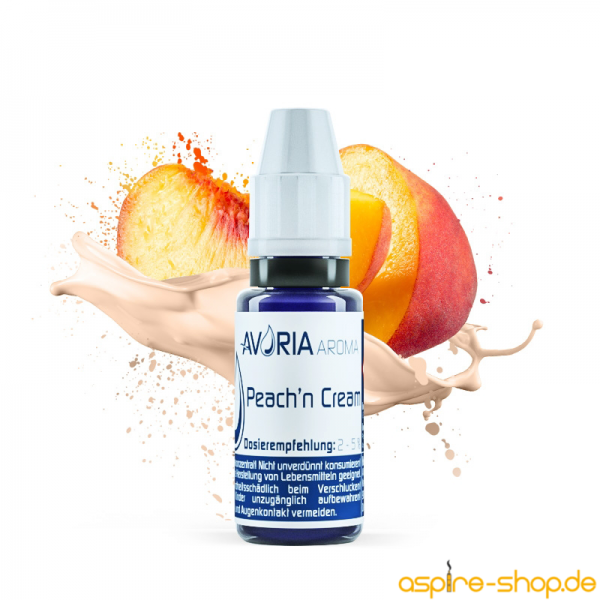 Aroma Peach´n Cream 12ml von Avoria für eZigaretten