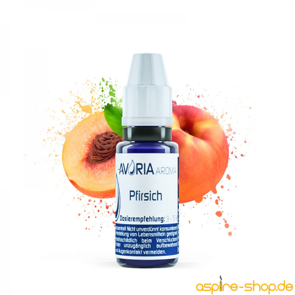 Aroma Pfirsich 12ml von Avoria für eZigaretten