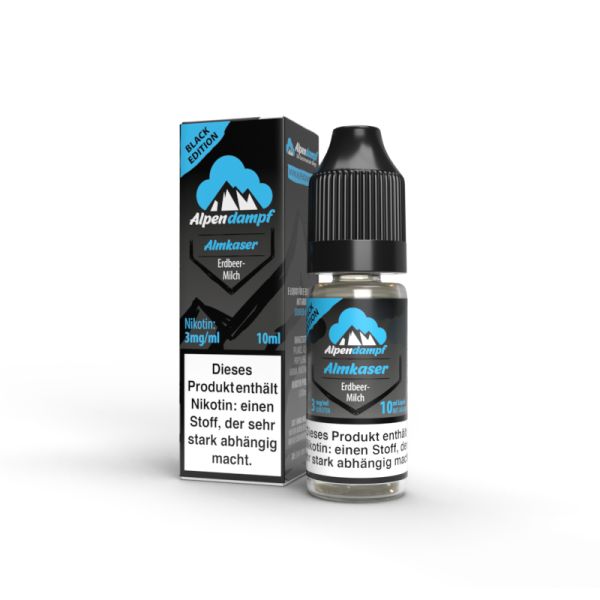 Liquid Black Edition Almkaser Alpendampf 10ml für E-Zigarette