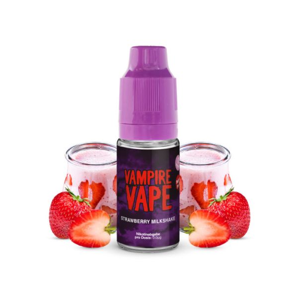 Liquid Strawberry Milkshake Vampire Vape 10ml für E-Zigarette