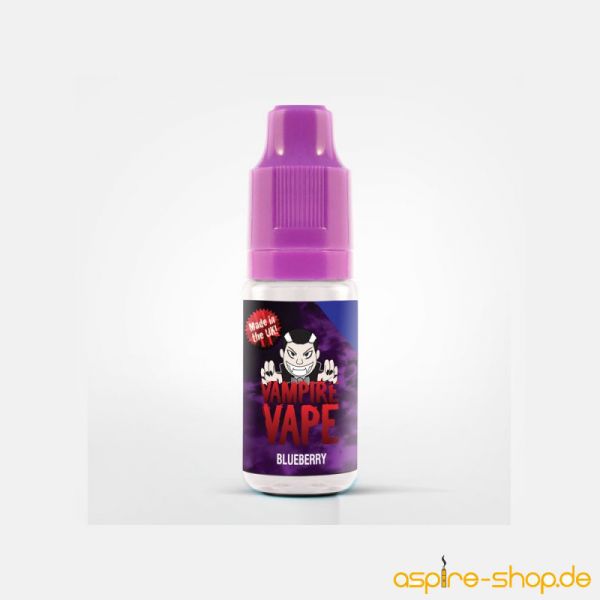 Eliquid Blueberry von Vampire Vape in 10ml für E-Zigaretten - Geschmack: Blaubeeren mit Menthol