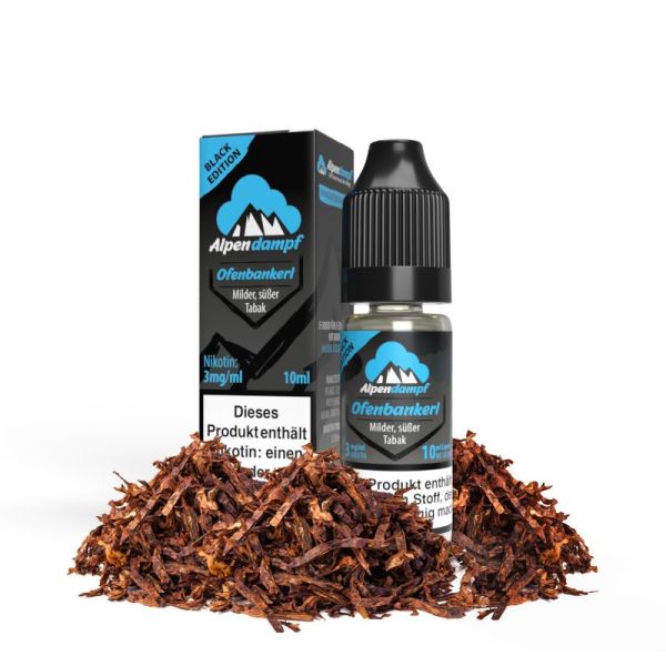 Liquid Black Edition Ofenbankerl Alpendampf 10ml für E-Zigarette