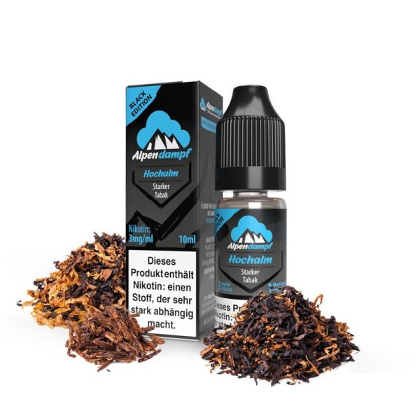 Liquid Black Edition Hochalm Alpendampf 10ml für E-Zigarette
