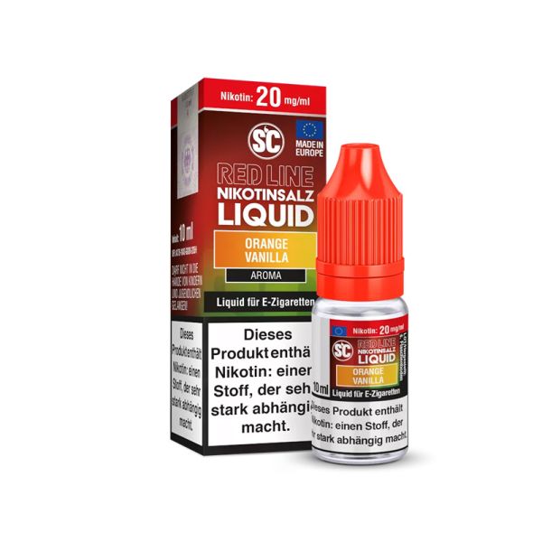 Liquid Nikotinsalz Red Line Orange Vanilla SC 10ml