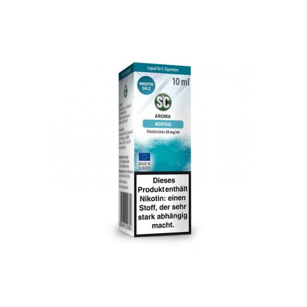 Nikotinsalz Liquid Menthol 10ml 20mg/ml von SC für eZigaretten