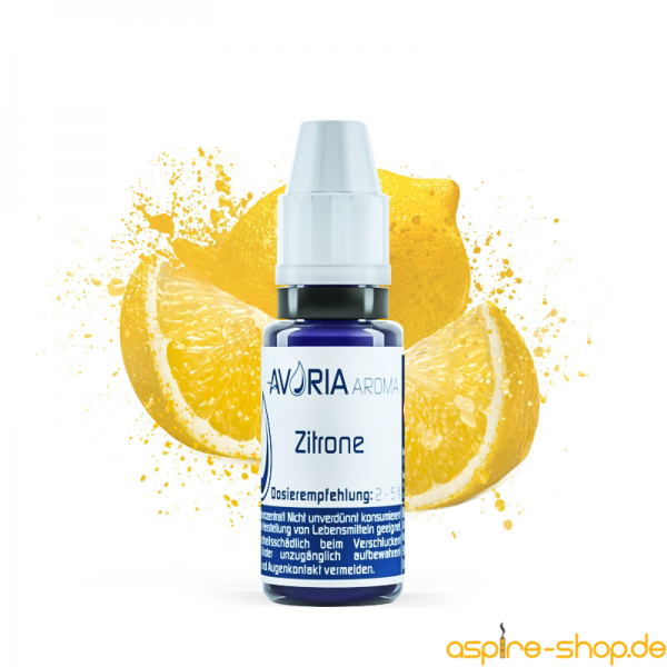 Aroma Zitrone 12ml von Avoria für E-Zigaretten