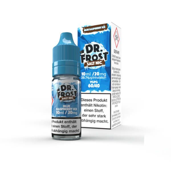 Liquid Nikotinsalz Blue Razz Ice cold Dr. Frost 10ml 20mg/ml