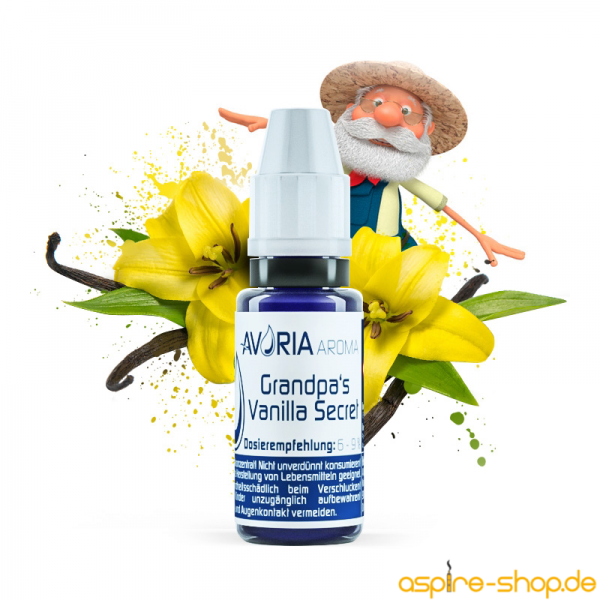 Aroma Grandpa´s Vanilla Secret 12ml von Avoria für E-Zigaretten