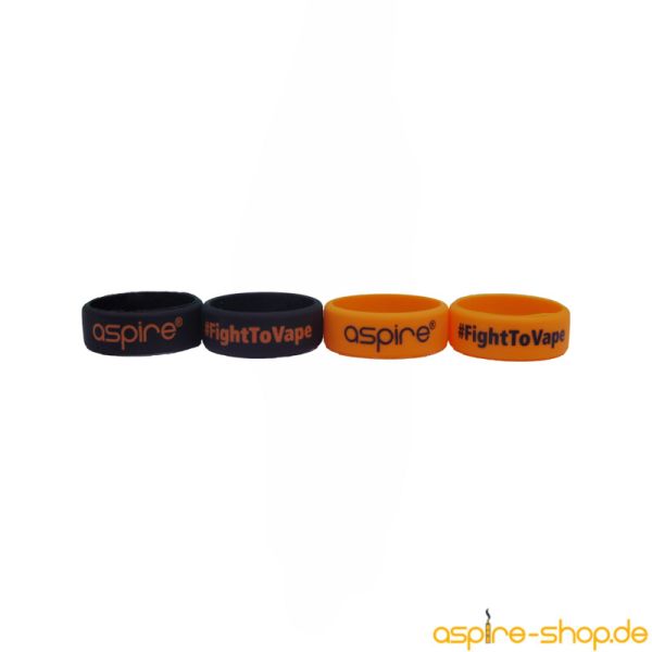 Vapeband Set 22mm orange & schwarz Aspire
